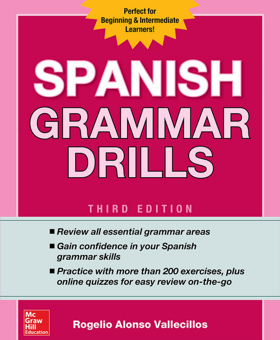 کتاب آموزش زبان اسپانیایی Spanish Grammar Drills - ویرایش سوم (2018)