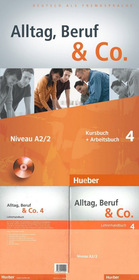 کتاب آموزش زبان آلمانی 4 Alltag, Beruf & Co به همراه کتاب معلم و فایل های صوتی کتاب