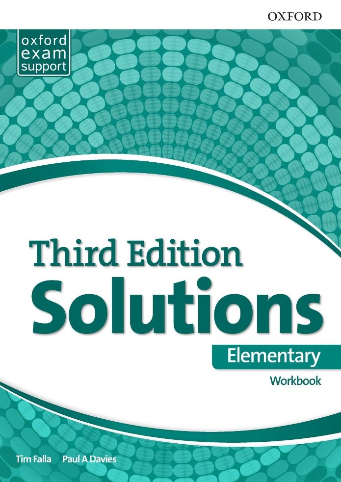 جواب تمارین کتاب کار Solutions Elementary Workbook به همراه متن فایل صوتی - ویرایش سوم