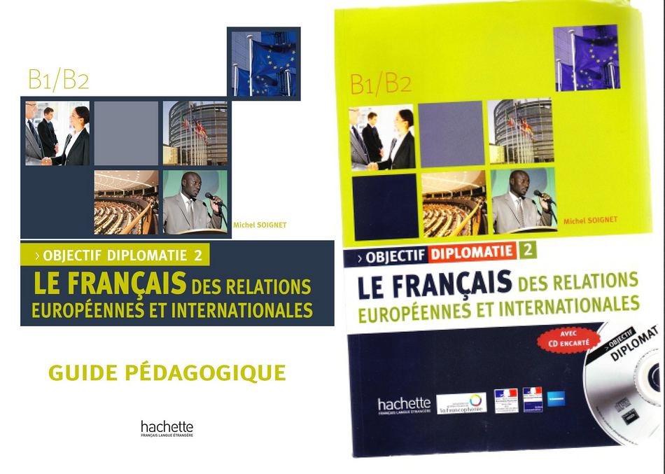کتاب آموزش زبان فرانسوی Objectif Diplomatie 2 به همراه کتاب معلم و فایل های صوتی کتاب