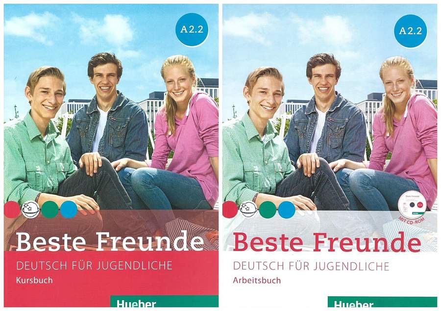 کتاب آموزش زبان آلمانی Beste Freunde A2.2 به همراه کتاب کار و فایل های صوتی کتاب درسی