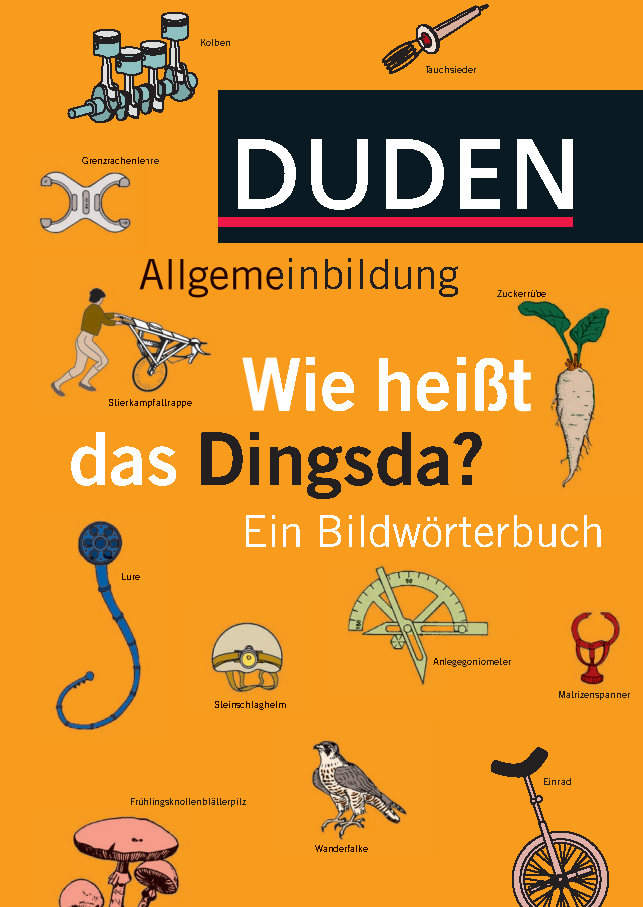 کتاب آموزش زبان آلمانی Duden Allgemeinbildung - Wie heißt das Dingsda Ein Bildwörterbuch