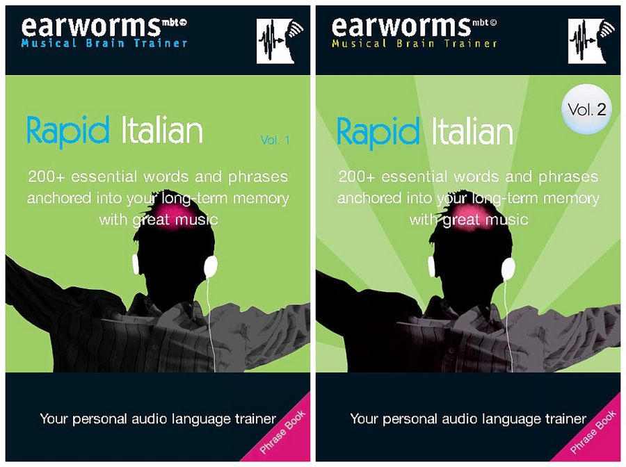 مجموعه آموزش زبان ایتالیایی Earworms Rapid Italian - جلد اول و دوم و سوم