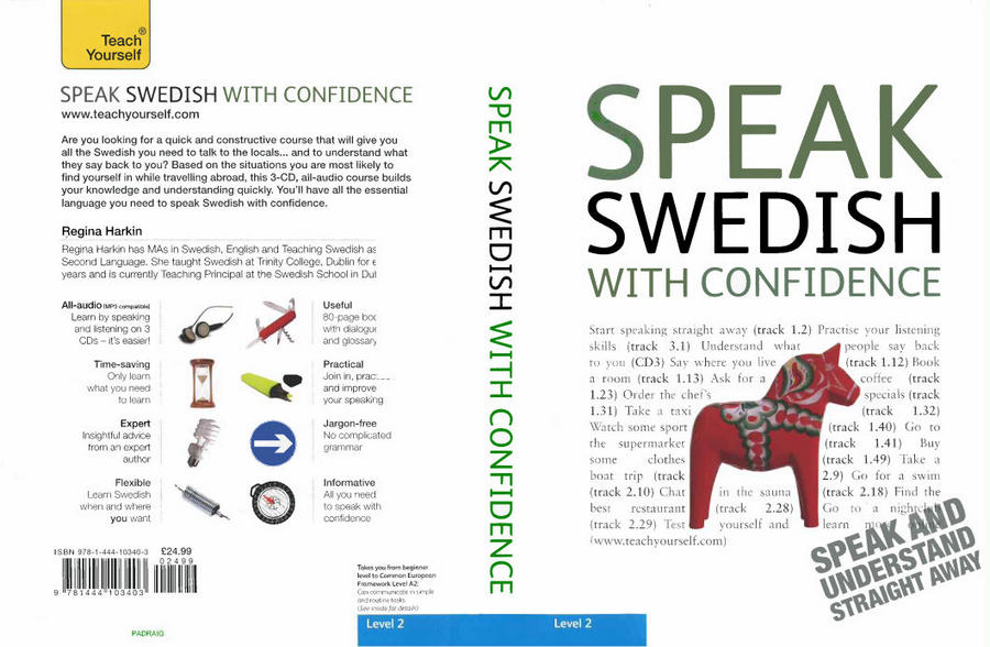 کتاب آموزش زبان سوئدی Speak Swedish with Confidence به همراه فایل های صوتی کتاب (2010)