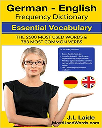 کتاب German English Frequency Dictionary - Essential Vocabulary سال انتشار (2016)