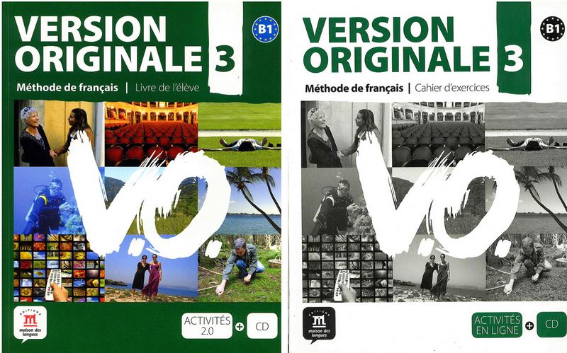 کتاب آموزش زبان فرانسوی Version Originale 3 به همراه کتاب کار و فایل های صوتی کتاب