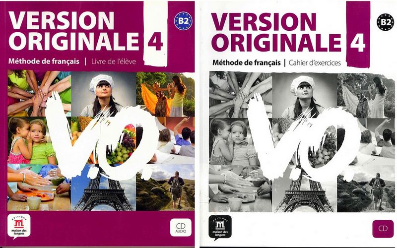 کتاب آموزش زبان فرانسوی Version Originale 4 به همراه کتاب کار و فایل های صوتی کتاب