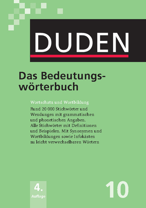 کتاب آموزش زبان آلمانی Duden 10. Das Bedeutungswörterbuch - ویرایش چهارم