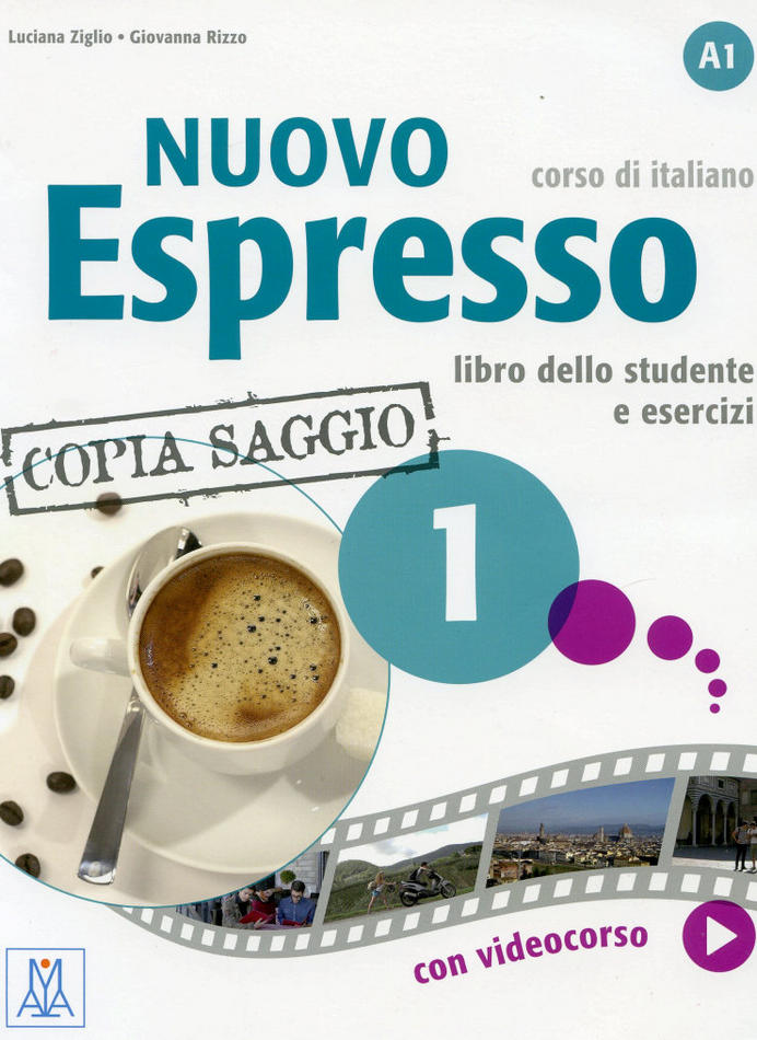 کتاب آموزش زبان ایتالیایی Nuovo Espresso 1 به همراه کتاب معلم و فایل های صوتی کتاب