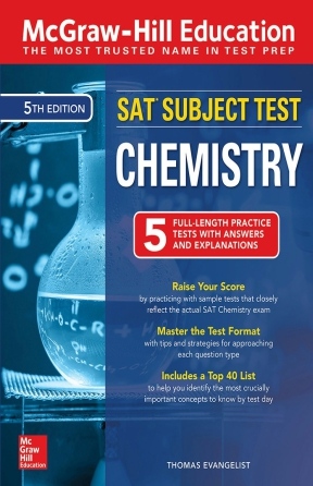 کتاب McGraw-Hill Education SAT Subject Test Chemistry - ویرایش پنجم (2019)