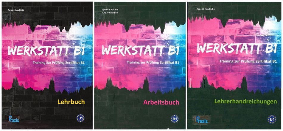 کتاب آموزش زبان آلمانی Werkstatt B1 Training zur Prüfung Zertifikat B1 به همراه کتاب کار و کتاب معلم و فایل های صوتی