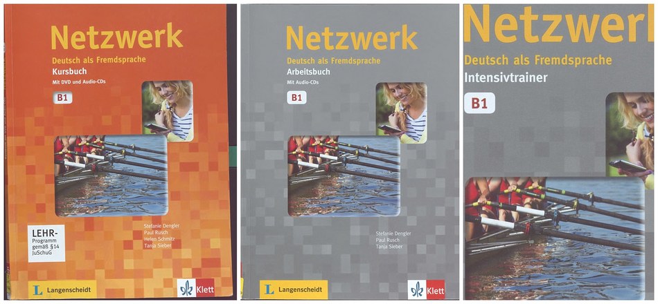 کتاب آموزش زبان آلمانی Netzwerk B1 به همراه کتاب کار و فایل های صوتی کتاب ها