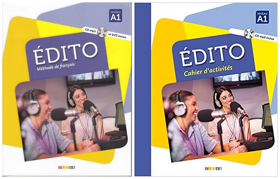 کتاب آموزش زبان فرانسوی Edito A1 به همراه کتاب کار و کتاب معلم و فایل های صوتی کتاب