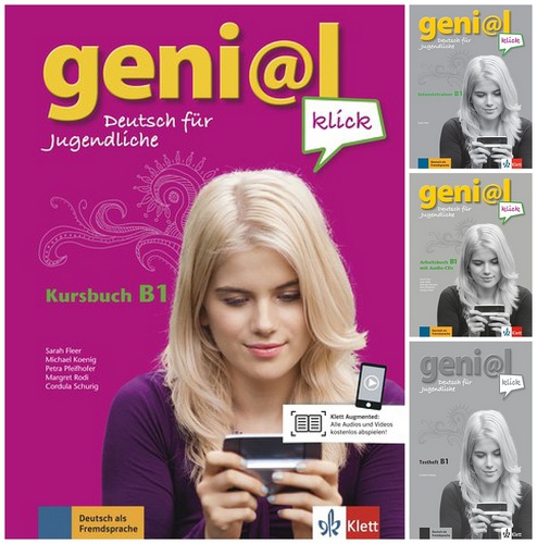کتاب آموزش زبان آلمانی Genial Klick B1 به همراه کتاب کار و فایل های صوتی کتاب