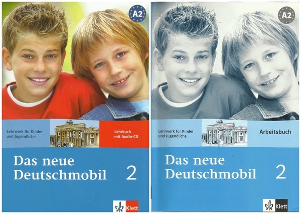 کتاب آموزش زبان آلمانی Das neue Deutschmobil 2 به همراه کتاب کار و فایل های صوتی کتاب