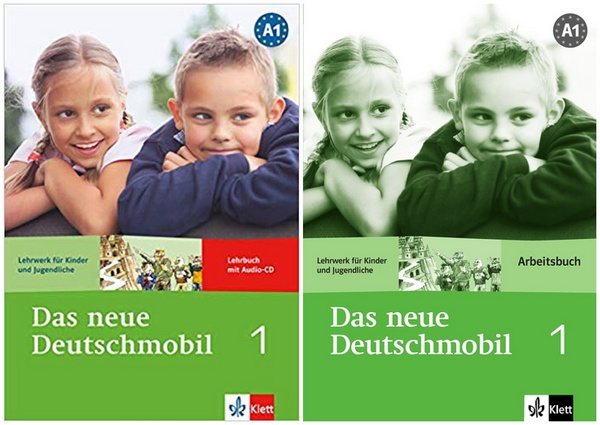 کتاب آموزش زبان آلمانی Das neue Deutschmobil 1 به همراه کتاب کار و فایل های صوتی کتاب
