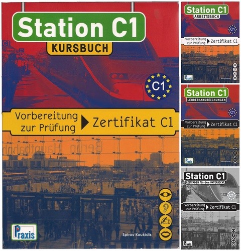 کتاب آموزش زبان آلمانی Station C1 به همراه فایل های صوتی کتاب