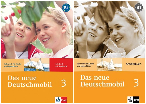 کتاب آموزش زبان آلمانی Das neue Deutschmobil 3 به همراه کتاب کار و فایل های صوتی کتاب