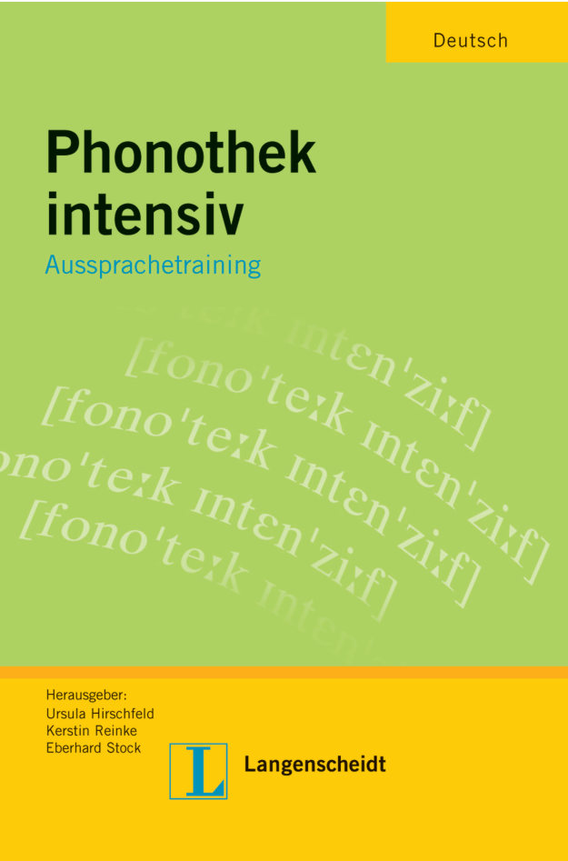 کتاب آموزش زبان آلمانی Phonothek Intensiv: Aussprachetraining به همراه فایل های صوتی کتاب
