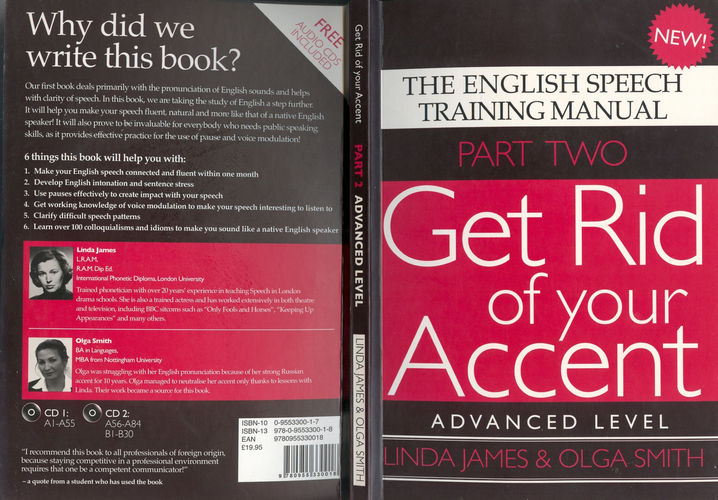 کتاب Get Rid of Your Accent - Advanced Level به همراه فایل های صوتی کتاب