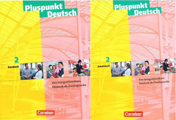 کتاب آموزش زبان آلمانی Pluspunkt Deutsch 2 به همراه کتاب کار و فایل های صوتی کتاب