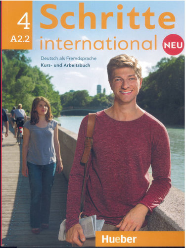 کتاب آموزش زبان آلمانی Schritte International 4 NEU - A2.2 به همراه فایل های صوتی کتاب درسی و کتاب کار