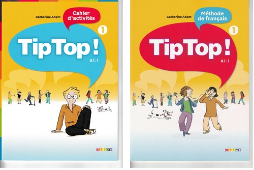 کتاب آموزش زبان فرانسوی Tip Top! A1.1 به همراه کتاب کار و فایل های صوتی کتاب