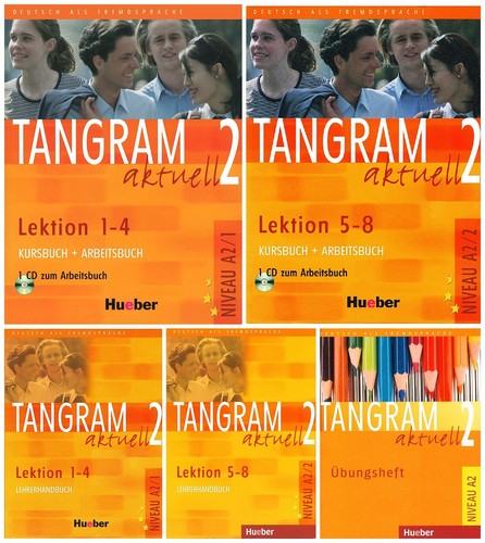 کتاب آموزش زبان آلمانی Tangram aktuell 2 به همراه کتاب کار و کتاب معلم و فایل های صوتی کتاب