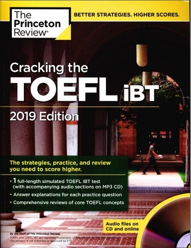 کتاب Cracking the TOEFL iBT ویرایش 2019 به همراه فایل های صوتی کتاب