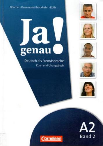 کتاب آموزش زبان آلمانی JA genau! A2 Band 2 به همراه فایل های صوتی کتاب