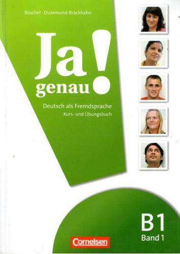 کتاب آموزش زبان آلمانی JA genau! B1 Band 1 به همراه فایل های صوتی کتاب
