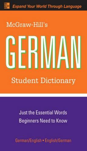 کتاب آموزش زبان آلمانی German Student Dictionary