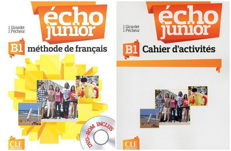 کتاب آموزش زبان فرانسوی Echo junior B1 به همراه کتاب کار و فایل های صوتی کتاب ها