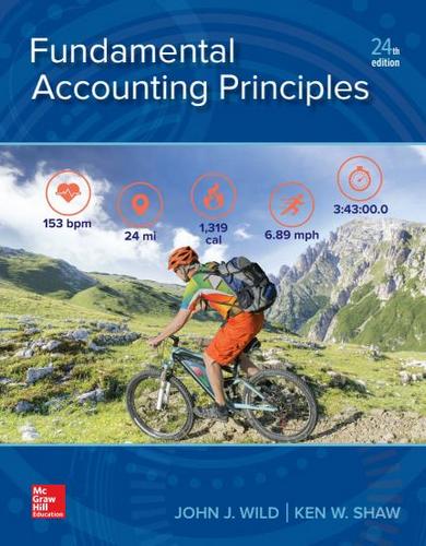 کتاب مبانی اصول حسابداری Wild و Shaw - ویرایش بیست و چهارم