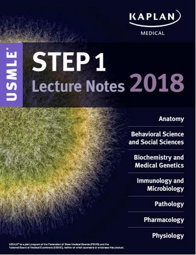 مجموعه هفت جلدی کتاب های USMLE Step 1 Lecture Notes سال انتشار (2018)