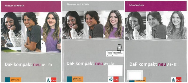 کتاب آموزش زبان آلمانی DaF kompakt neu A1-B1 (2016-2017) به همراه فایل های صوتی کتاب