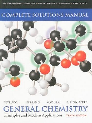حل تمرین کتاب اصول و کاربرد های مدرن شیمی عمومی Petrucci - ویرایش دهم