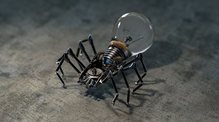 طراحی و شبیه سازی ربات عنکبوت  در نرم افزار سالیدورک