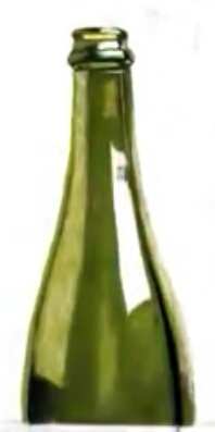 طراحی بطری شیشه ای با پاستل