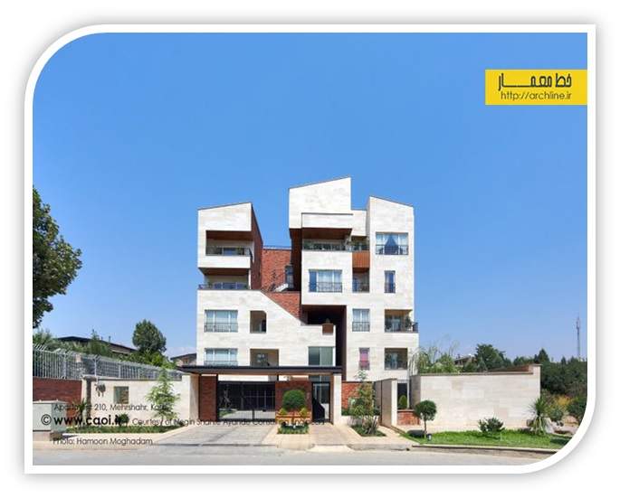 پاورپوینت بررسی معماری آپارتمان مسکونی ۲۱۰ مهرشهر کرج - نمونه مشابه مسکونی