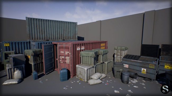 Unreal Engine Marketplace – Industry Props Pack 4