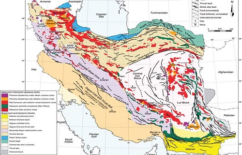پاورپوینت کامل و جامع با عنوان زمین شناسی ایران در دوران پرکامبرین و پالئوزوئیک در 48 اسلاید