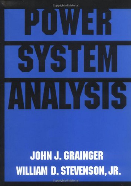 حل مسائل بررسی سیستم های قدرت استیونسون و گرنجر در 335 صفحه به صورت PDF و به زبان انگلیسی