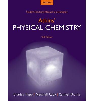 حل مسائل شیمی فیزیک اتکینز در 508 صفحه به صورت PDF و به زبان انگلیسی