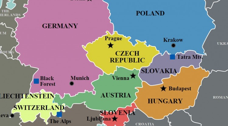 پاورپوینت کامل و جامع با عنوان بررسی اروپای مرکزی در 59 اسلاید