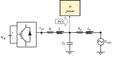 مقاله فارسی با عنوان کنترل نامتعادلی ولتاژ در ریزشبکه با یک واحد تولید پراکنده و بهینه سازی به صورت Word در 10 صفحه