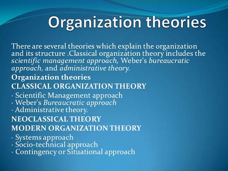 پاورپوینت کامل و جامع با عنوان تئوری های کلاسیک سازمان در 31 اسلاید