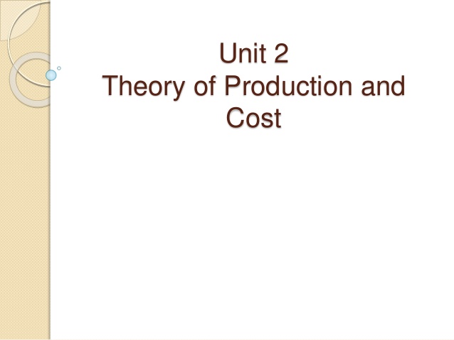 پاورپوینت کامل و جامع با عنوان تولید و تئوری هزینه تولید در 50 اسلاید