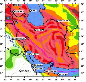 پاورپوینت کامل و جامع با عنوان سرگذشت لرزه خیزی و زمین لرزه در ایران در 21 اسلاید