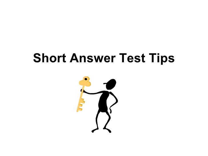 پاورپوینت کامل و جامع با عنوان آزمون های کوتاه پاسخ در 16 اسلاید